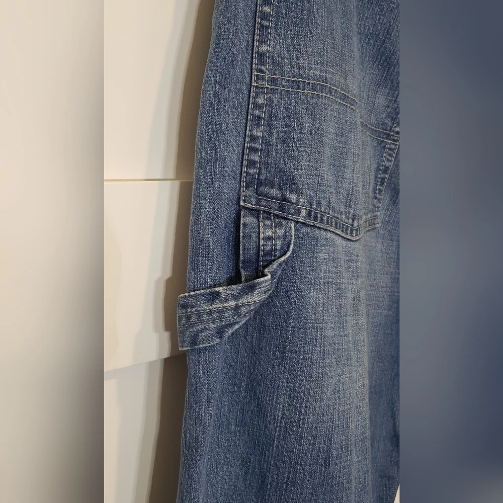 Levi's Vintage Carpenter Jeans Size 32X28.5 Utility Work Hi Rise 100% Cotton